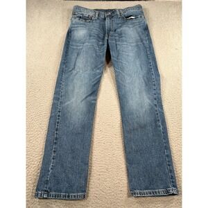 Levi's 511 Jeans Men's 34x27 Blue Denim Straight Leg Faded Workwear‎ Western